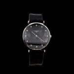 W1288 - Longines La Grande Classique with black face and diamond numerals