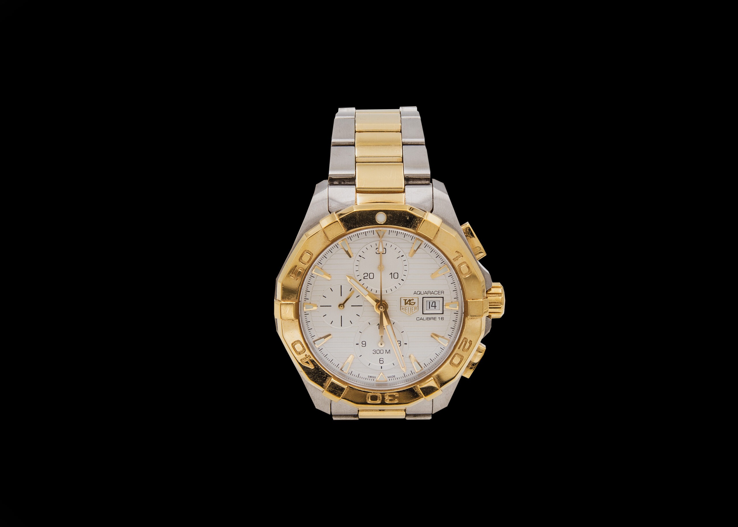 W1021 - Tag Heuer Aquaracer Calibre 16 Two-Tone